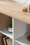Hanah Home Şile 4611 Consola Roble Zafiro y Blanco